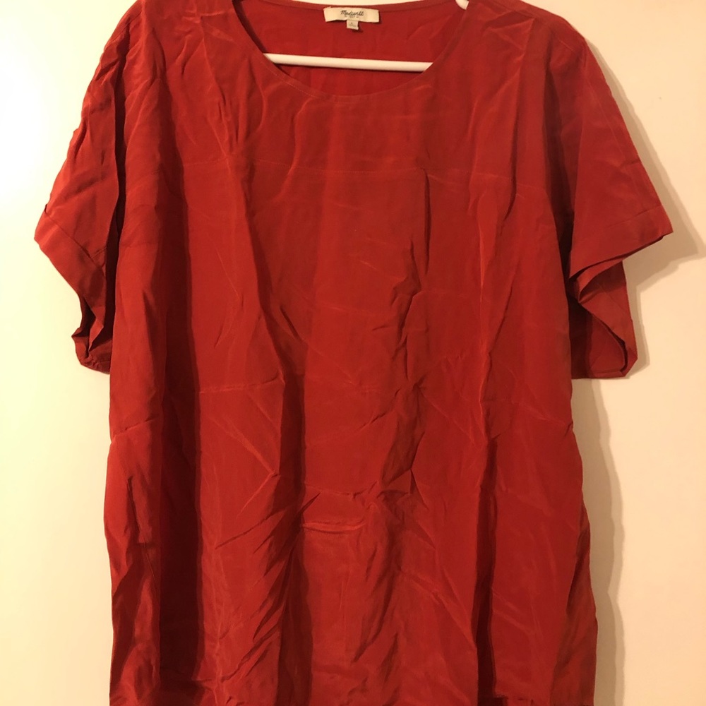 Madewell silk tee